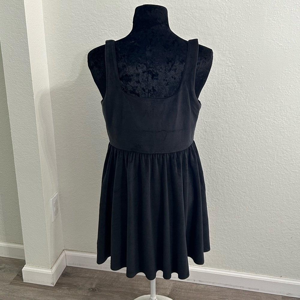 American Eagle Black Skater Dress | Size Large | NWT - Picture 4 of 10
